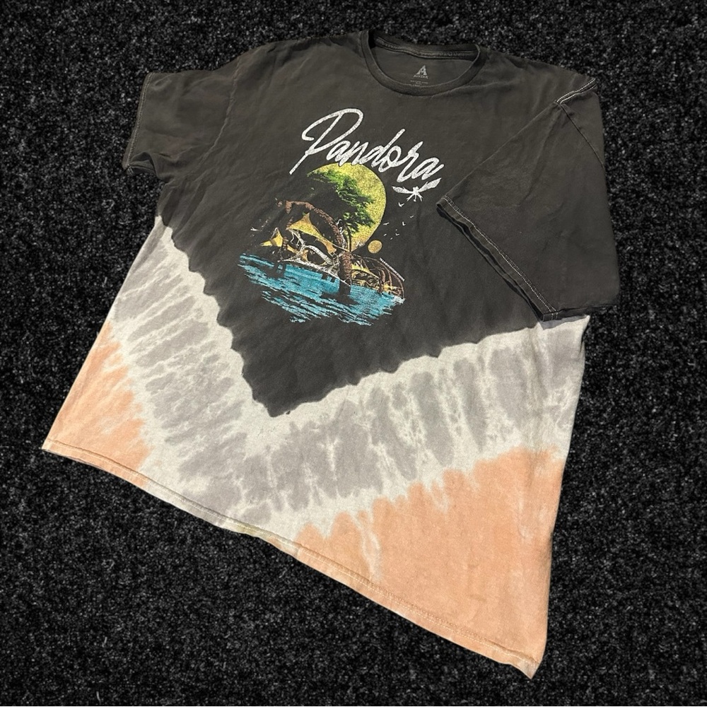 Disney Pandora Officially Licensed Tie-Dye Short Sleeve Graphic Tee